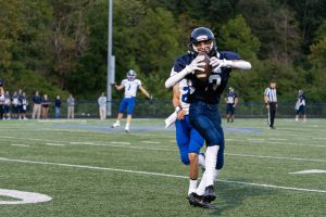 Three the hard way: Trey Huggins leads No. 9 Clay-Battelle to 47-6 blowout of Richwood